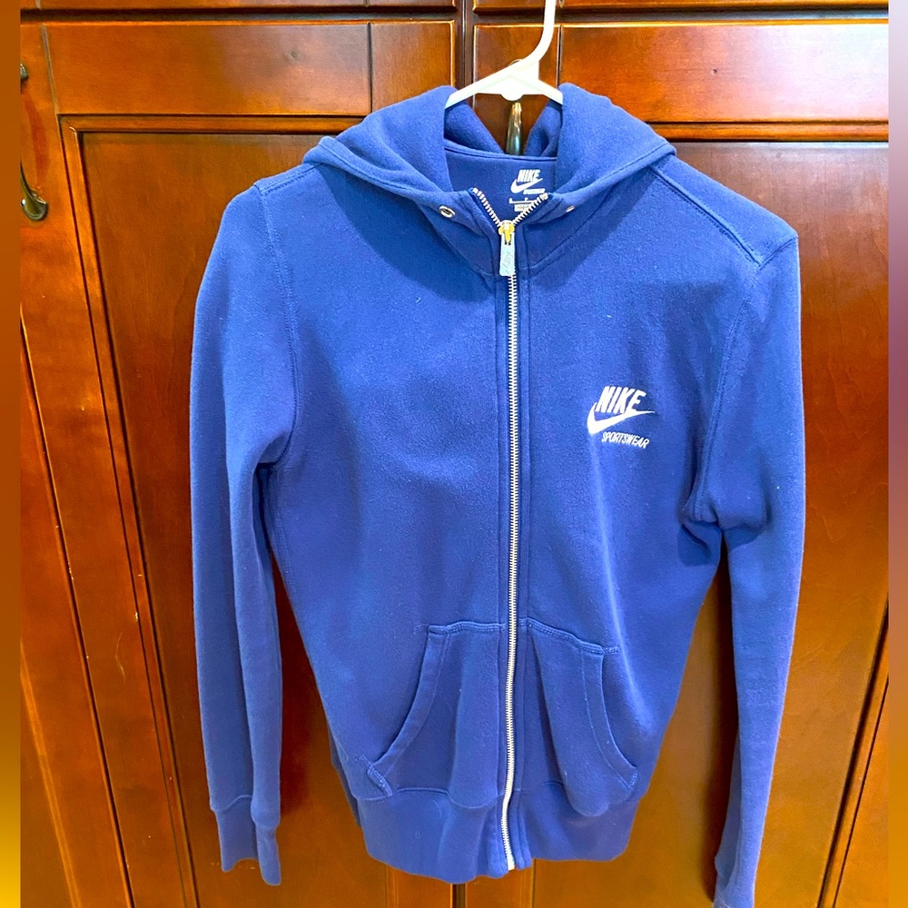 Royal Blue Nike Zip-up Fleece Woman’s Small